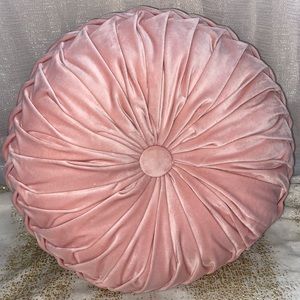 🌸 BLUSH PINK ROUND PILLOW 🌸